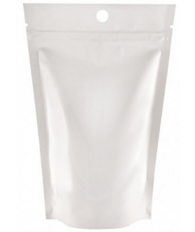 Pochette brillant avec fermeture zip lot de 100pcs (Argent)