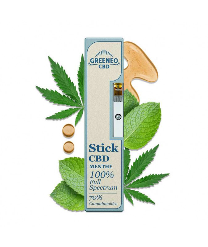 Pen Stick CBD Menthe 70% Full Spectrum - Greeneo