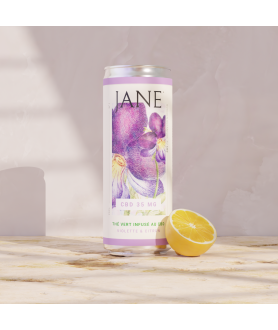 Canette CBD Thé vert Violette & Citron BIO - Jane