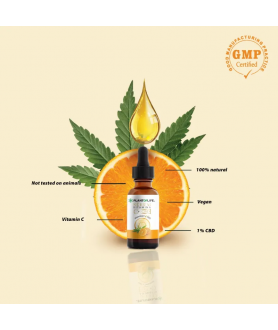 Sérum CBD + Vitamine C - 30 ml - Plant of Life